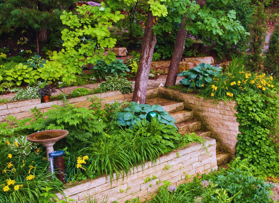 retaining wall for your garden