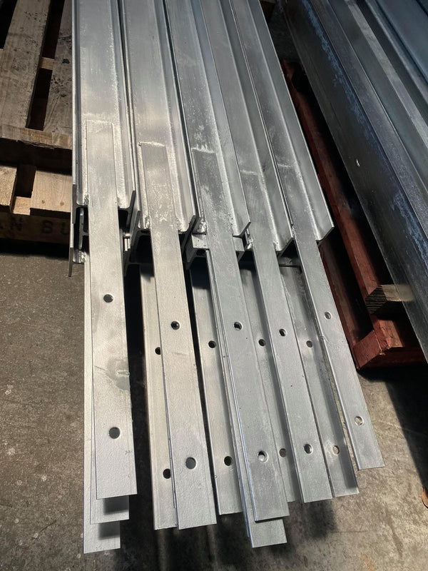 100x100 Galvanised Steel H,100uc retaining wall post, Sydney